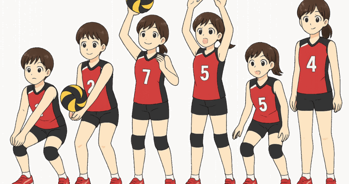 女子バレーボール選手