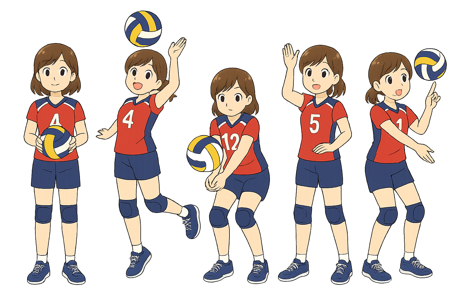 女子バレーボール選手