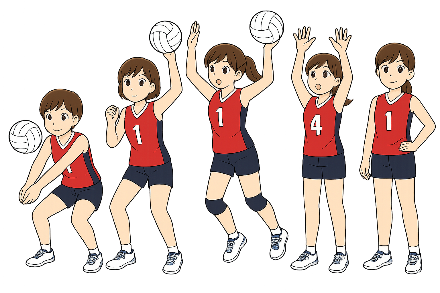 女子バレーボール選手