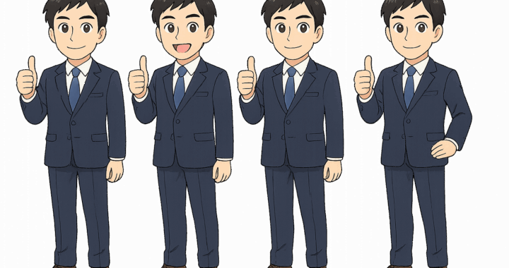 Goodポーズのビジネスマン