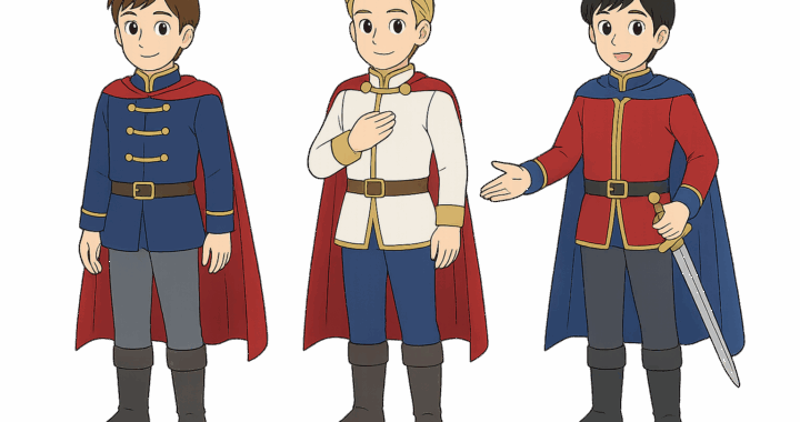 王子様のイラスト