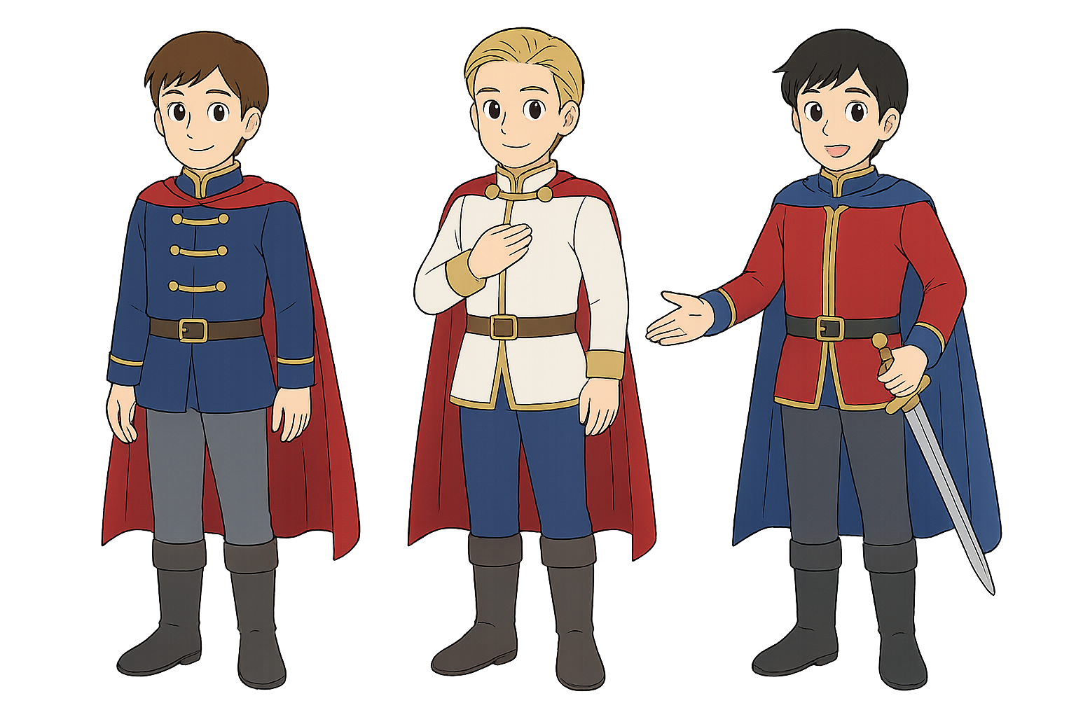 王子様のイラスト