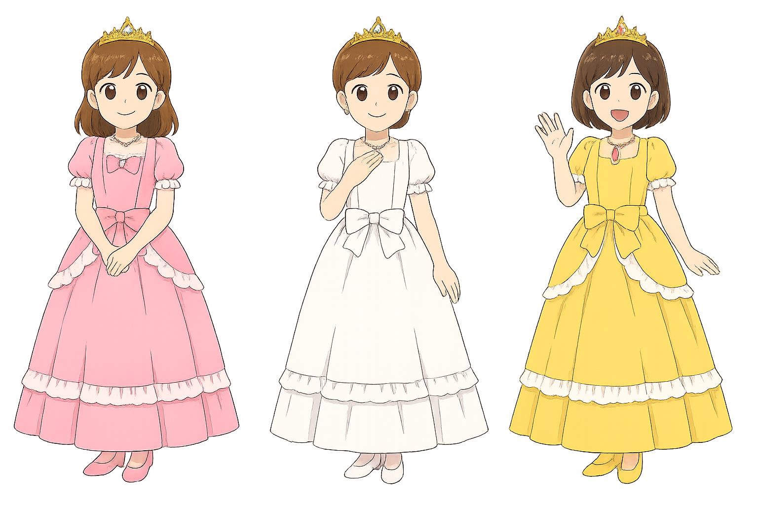 お姫様のイラスト