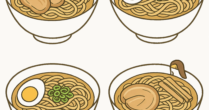 ラーメンのイラスト
