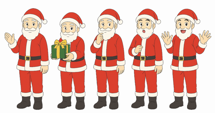 サンタクロースのイラスト
