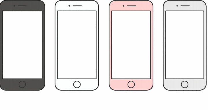 スマートフォンのイラスト