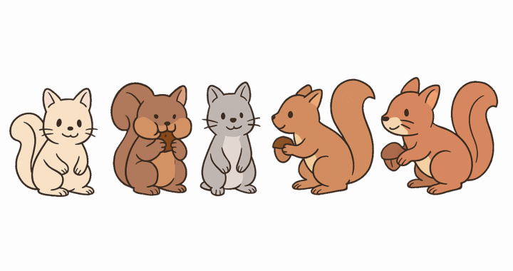 リスのイラスト