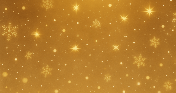 幻想的なクリスマス背景のイラスト